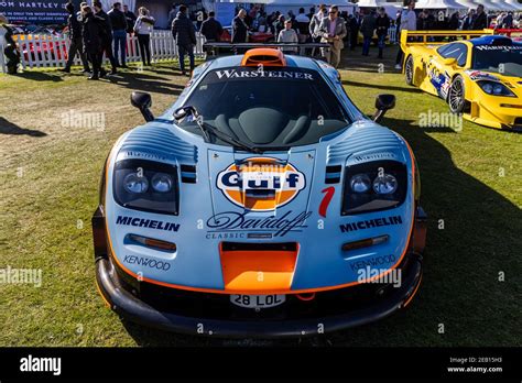 Gulf Team Davidoff 1997 McLaren F1 GTR Longtail On Display At The