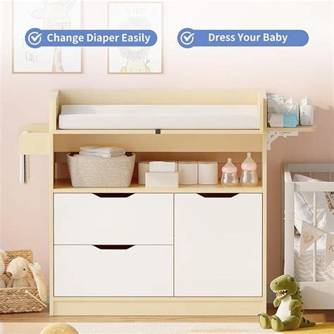 ebern designs baby changing table dresser   drawers   storage