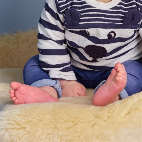 Sheepskin Baby Rug. Lambskin Playmat. Soft & Cosy | Naturally Sheepskins