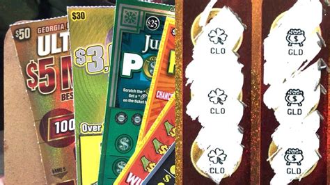Georgia Lottery Tickets Georgia 50 Ticket Ultimate 5mil Youtube