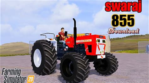 Farming Simulator Nishu Deshwal Swaraj Tractor Mod Youtube