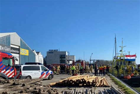 Evacuatie Na Brand Aan Boord Van Passagierschip Op Het Markermeer