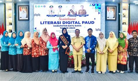 Bunda PAUD Batubara Buka Sosialisasi Literasi Digital