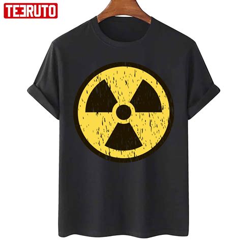 Nuke Distressed Nuclear Symbol Unisex T Shirt Teeruto