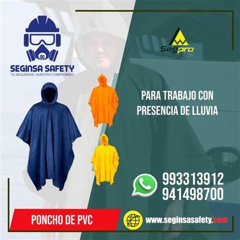 Poncho De Pvc Segpro S Igv Seginsa Safety