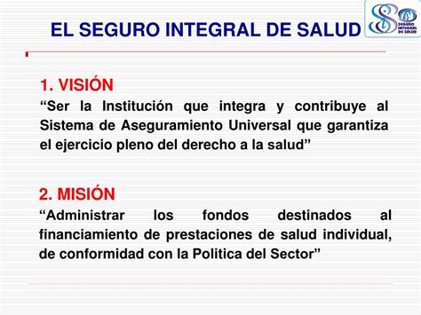 PPT FINANCIAMIENTO DEL SEGURO INTEGRAL DE SALUD PowerPoint