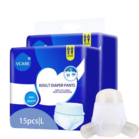 Wholesale Breathable Unisex Adult Pull Up Diaper Panties Adult Diaper