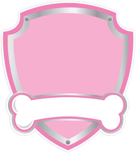 Clipart Of Paw Patrol Paw Patrol Pink Logo Png Transparent Png Full