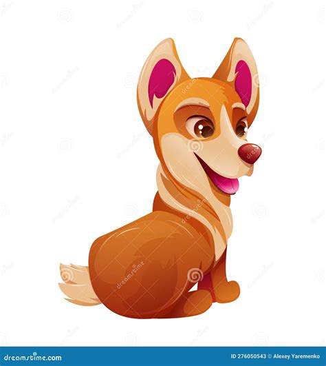 Realistic Cute Pet Stock Vector Illustration Of Funny 276050543