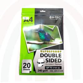 Jual V Tec Glossy Photo Paper Gpp Ds Double Side A Grm