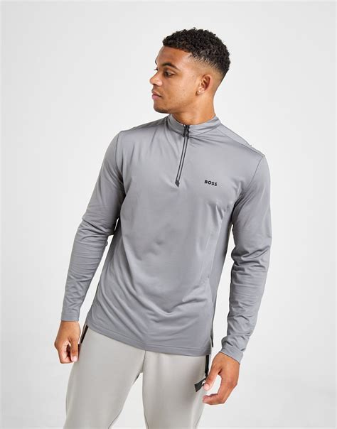 Grijs Boss Piraq Tech 12 Zip Top Jd Sports Nederland