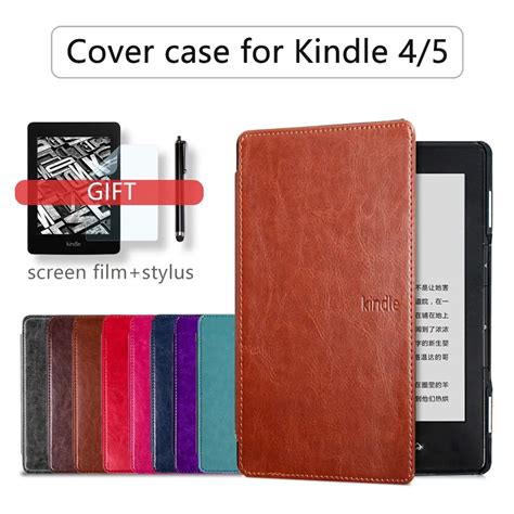 Funda De Cuero Pu Para Kindle Basic Funda Magn Tica Para Kindle