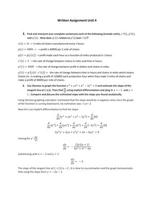 CS 2301 Written Assignment Unit 7 Written Assignment Unit 7