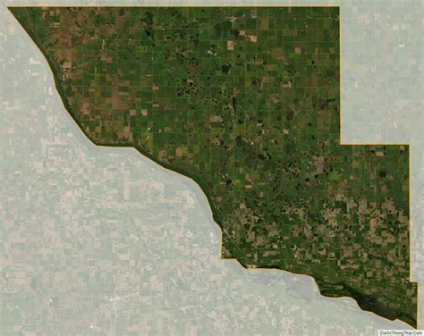 Map of Big Stone County, Minnesota - Thong Thai Real