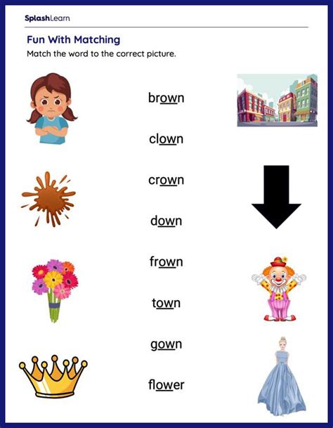 Diphthongs Worksheets Free And Printable Splashlearn