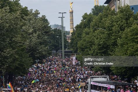 People Participate In The Annual Christopher Street Day Parade And