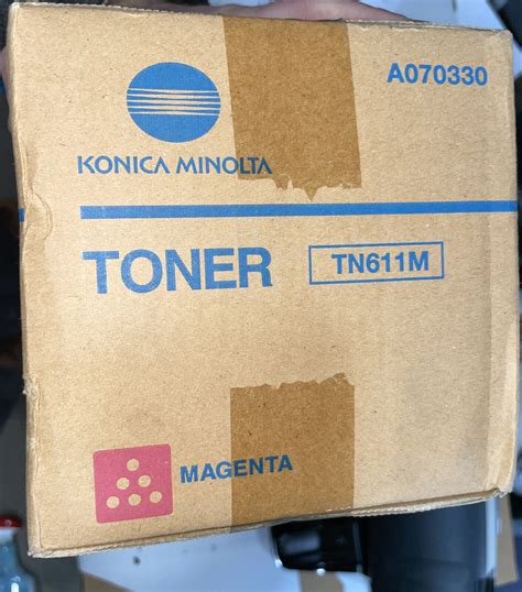 Genuine OEM Konica A070330 Magenta Toner Cartridge TN611M EBay