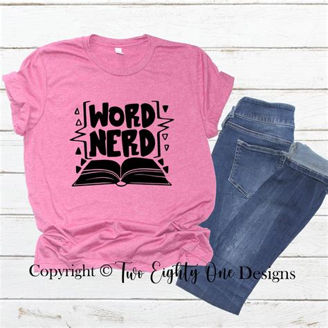 Word Nerd Book Tee Book Shirt Book Tee Book T Shirt Book Tees Library Shirts Library Tees