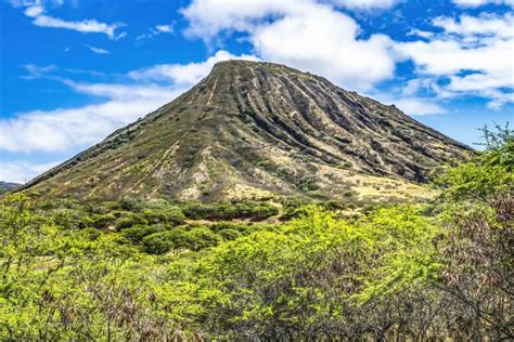 Colorful Koko Crater Honolulu Oahu Hawaii Stock Photo Image Of Nature