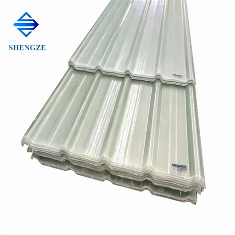 Fiberglass Frp Grp Glassfiber Corrugated Corrosion Resistant Roofing