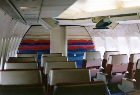 United Airlines 747 Interior