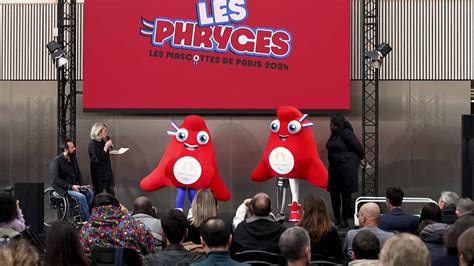 Les Phryges nouvelles mascottes des JO 2024 de Paris Vidéo Dailymotion