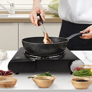 Amazon CUSIMAX Electric Burner Hot Plate For Cooking Cast Iron Hot Plates Adjustable