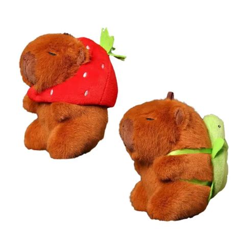 CAPYBARA PELUCHE PORTE CLÉS jouet réaliste Capybara animaux en peluche