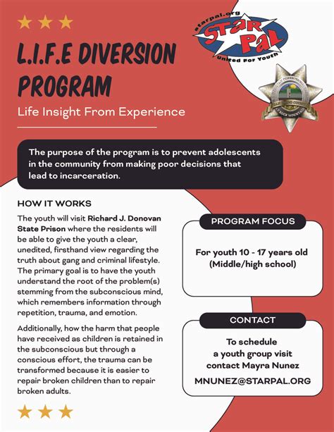 Youth Diversion Program Starpal San Diego