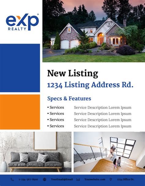 Free Exp Realty Flyer Design