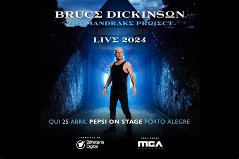 BRUCE DICKINSON THE MANDRAKE PROJECT NOVO ÁLBUM E TURNÊ MUNDIAL EM 2024