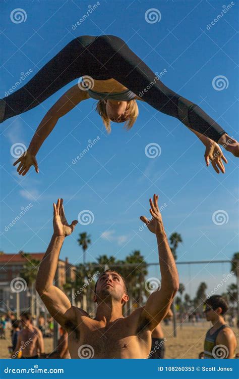 Muscle Beach Workout editorial stock photo. Image of california - 108260353