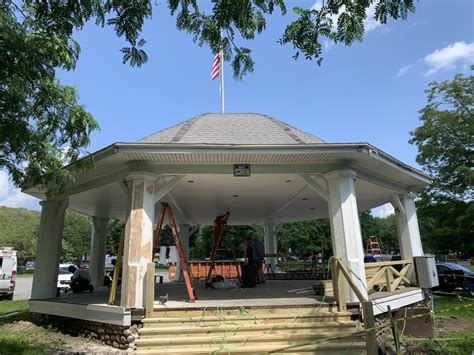 Renovating Hawleys Historic Bandstand