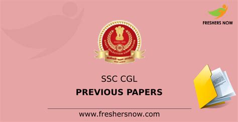 SSC CGL Previous Question Papers PDF Download (Tier 1, 2)