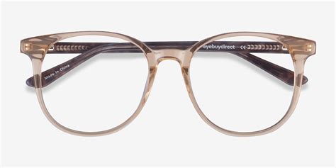 Solveig Square Clear Brown Glasses For Women Eyebuydirect