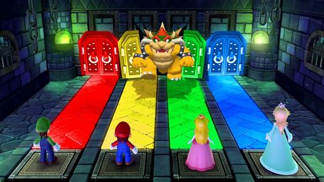 Mario Party 10 Minigames Luigi Vs Mario Vs Rosalina Vs Peach Master Difficulty Youtube