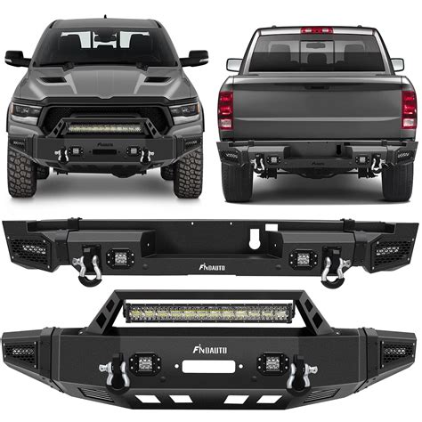 Buy FINDAUTO Front Rear Bumper Fit For 2019 2021 For Dodge Ram 1500