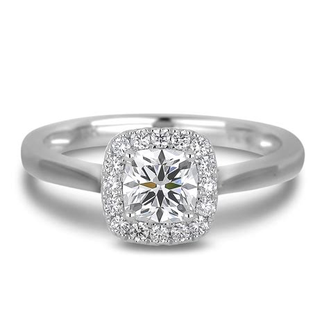 Diamond Engagement Halo Rings - SGR579-SGH06 - Anaya Fine Jewellery ...