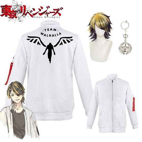 Anime Tokyo Revengers Kazutora Hanemiya Cosplay Costume Coat Jacket