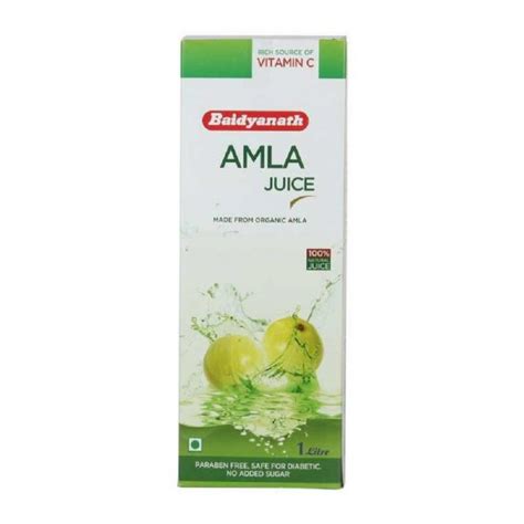 Baidyanath Amla Juice Pack Of 1Ltr With No Added Sugar Ayubazar