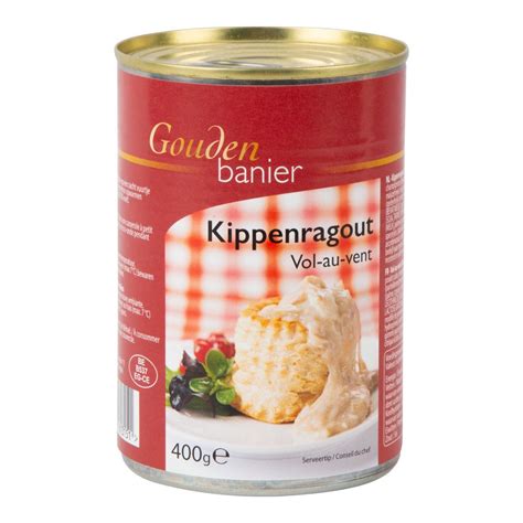 Gouden Banier Kippenragout 3 Blikken X 400 Gram Dekweker Nl