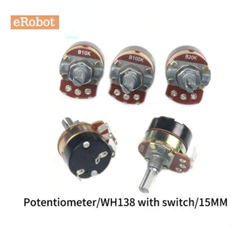 Potentiometer Wh With Switch Mm B K B K B K B K B K B K