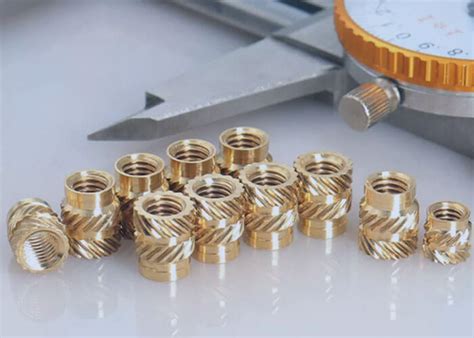 Custom Brass Hot Melt Knurled Threaded Inserts Nuts