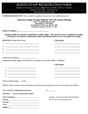 Fillable Online American College Of Legal Medicine Aclm Annual Fax