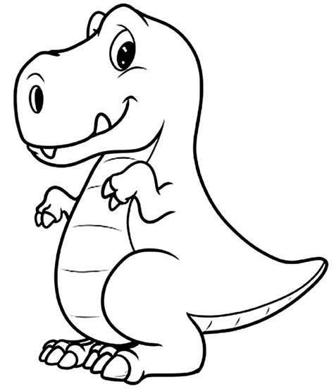 Desenhos De T Rex Para Colorir E Imprimir Como Fazer Em Casa