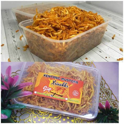 Jual Mustofa Kentang Kering Asli Gram Box Ml Home Made Lauk