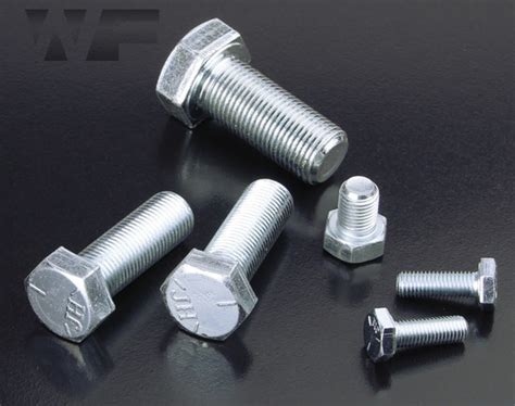 UNF Hex Head Setscrews ASME B18 2 1 7 16 Inch In Bright Zinc Plated