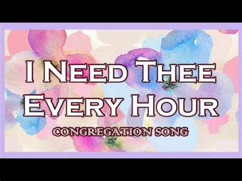 I NEED THE EVERY HOUR CONGREGATION SONG SUNDAY WORSHIP AEF CHURCH