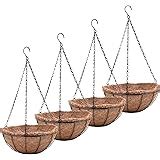 Amazon Eimquvw Metal Hanging Planters Basket Set Of Hanging