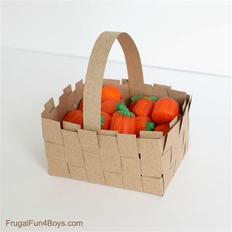 Apple Basket Craft - Frugal Fun For Boys and Girls